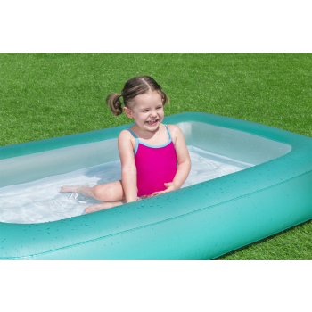 Basen dmuchany dla dzieci 2+ BESTWAY Prostokątny 165x104x25cm + Dmuchane dno